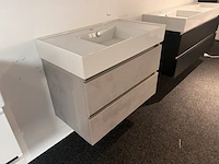 Badkamermeubel thebalux, beton grijs - afbeelding 4 van  6