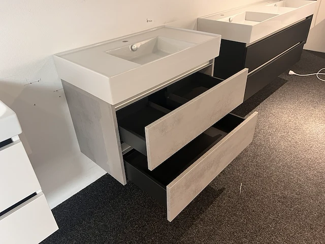 Badkamermeubel thebalux, beton grijs - afbeelding 6 van  6