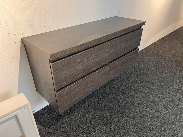Badkamermeubel thebalux, donker eiken - afbeelding 2 van  4