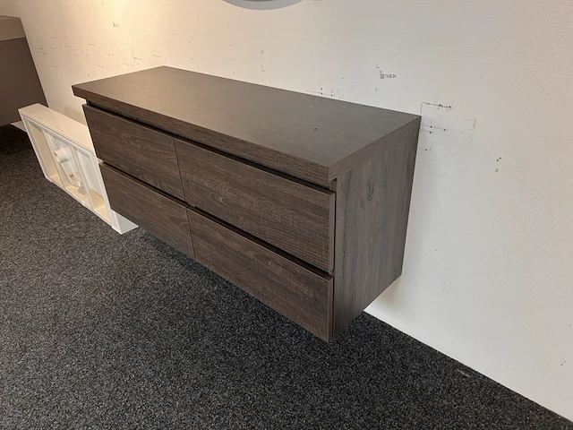 Badkamermeubel thebalux, donker eiken - afbeelding 3 van  4