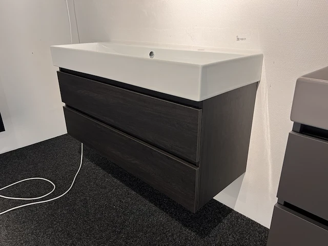 Badkamermeubel thebalux, zwart eiken - afbeelding 3 van  4