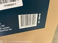 Badkamermeubelset met spiegel en zwarte wastafel atlantic, stella - afbeelding 4 van  5