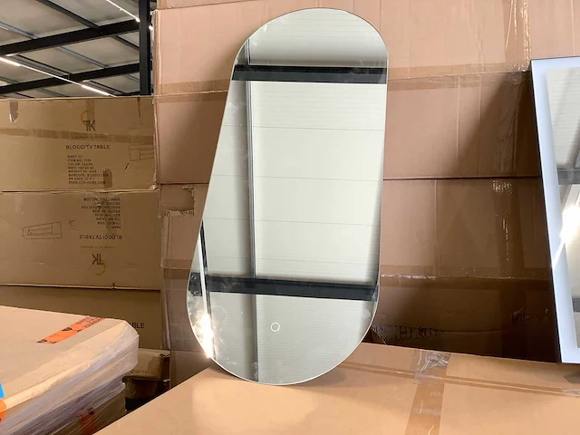 Badkamerpiegel - led - 100x40x3 cm - afbeelding 2 van  3