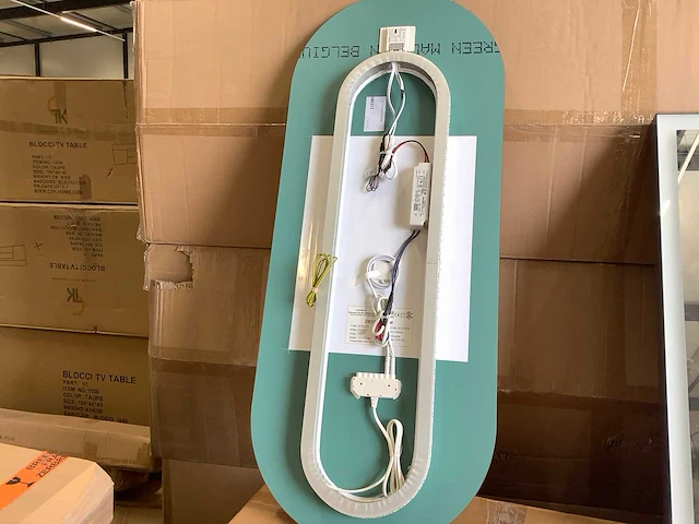 Badkamerpiegel - led - 100x40x3 cm - afbeelding 3 van  3