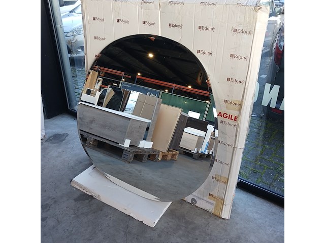 Badkamerspiegel, edoné, organisch - afbeelding 1 van  3