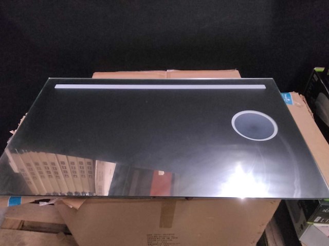 Badkamerspiegel met verwarming + led + scheerspiegel - afbeelding 1 van  5