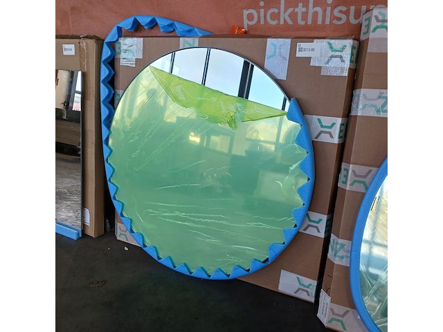 Badkamerspiegel, xenz, cola, gun metal - afbeelding 1 van  3