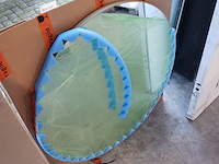 Badkamerspiegel, xenz, rond , mat goud - afbeelding 2 van  3