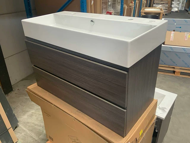 Badmeubel 100 cm - afbeelding 2 van  6