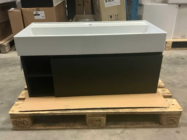 Badmeubel 100 cm - afbeelding 1 van  4