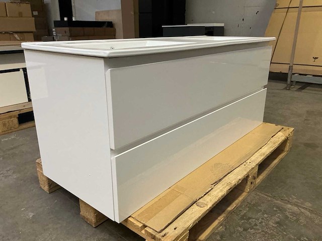 Badmeubel 120cm duo wit - afbeelding 2 van  7