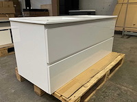 Badmeubel 120cm duo wit - afbeelding 2 van  7