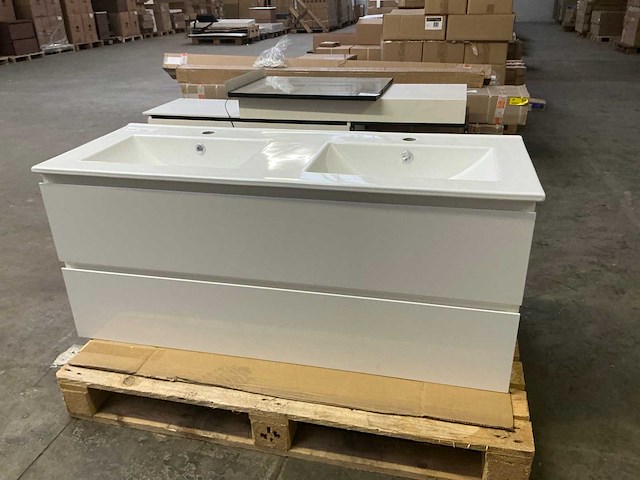 Badmeubel 120cm duo wit - afbeelding 4 van  7