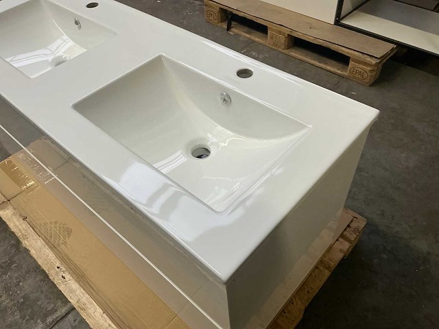 Badmeubel 120cm duo wit - afbeelding 6 van  7