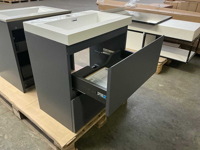 Badmeubel 60cm antracite - afbeelding 5 van  8