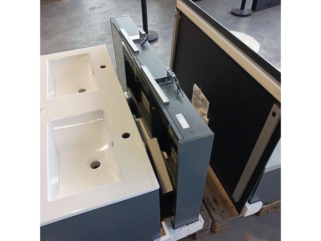 Badmeubel, blum, antraciet mat - afbeelding 3 van  11