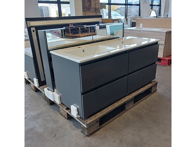 Badmeubel, blum, antraciet mat - afbeelding 1 van  11