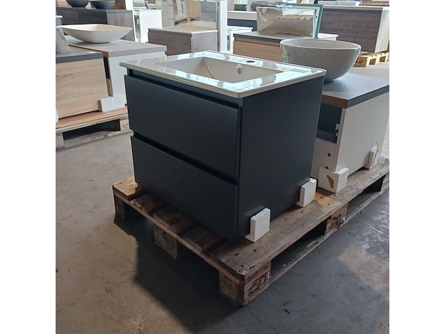 Badmeubel, blum, antraciet mat - afbeelding 5 van  8