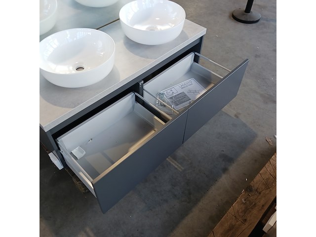 Badmeubel, blum, mat antraciet - afbeelding 10 van  13