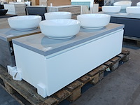 Badmeubel, blum, mat wit - afbeelding 1 van  11