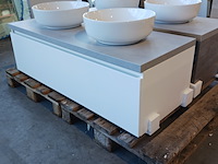 Badmeubel, blum, mat wit - afbeelding 5 van  11