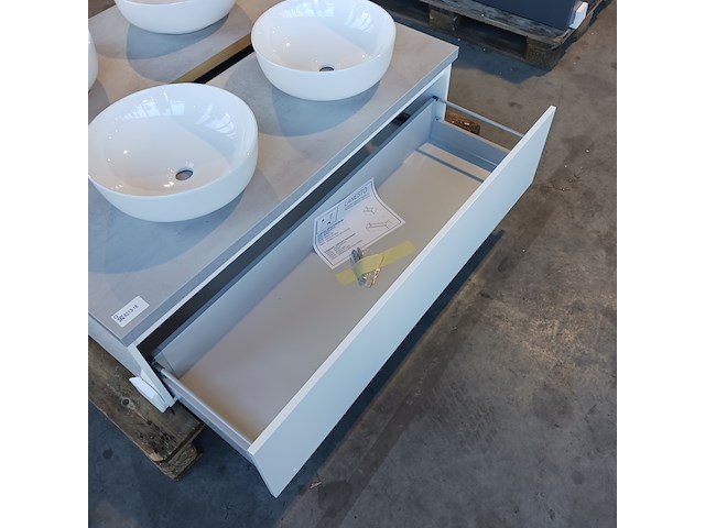 Badmeubel, blum, mat wit - afbeelding 7 van  11