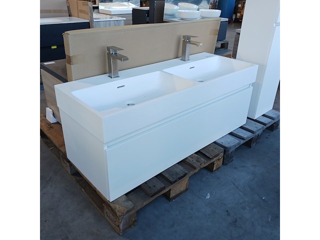 Badmeubel, blum, mat wit - afbeelding 11 van  17