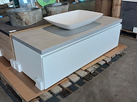 Badmeubel, blum, mat wit - afbeelding 1 van  9