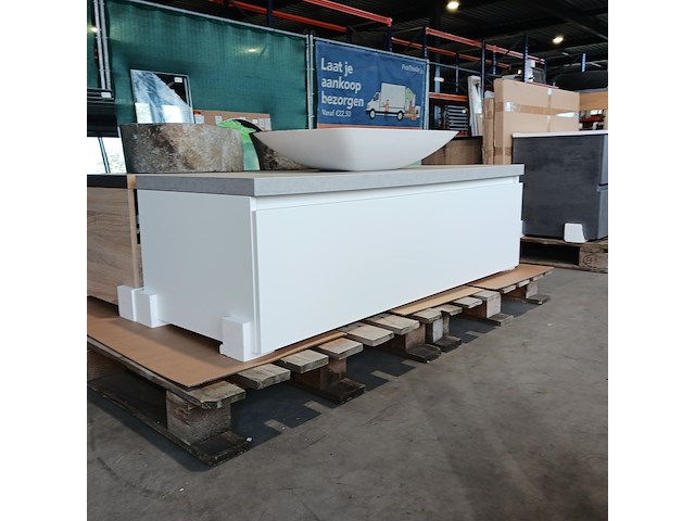 Badmeubel, blum, mat wit - afbeelding 2 van  9