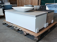 Badmeubel, blum, mat wit - afbeelding 3 van  9