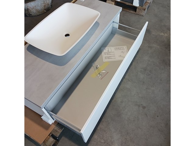 Badmeubel, blum, mat wit - afbeelding 8 van  9