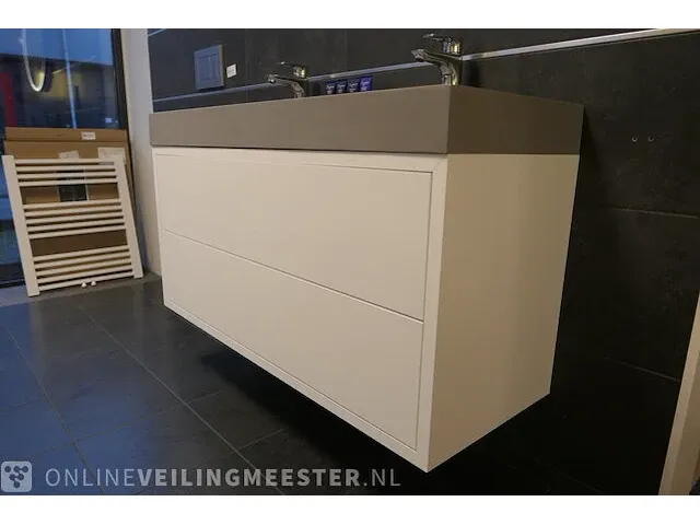 Badmeubel bruynzeel, mat wit - afbeelding 15 van  19