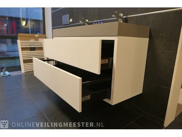 Badmeubel bruynzeel, mat wit - afbeelding 16 van  19