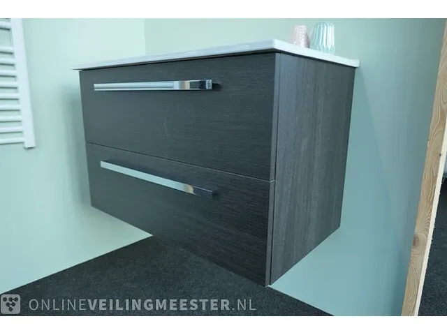 Badmeubel cover-up hr, evora line, body g-wit, front oak - afbeelding 2 van  8