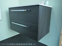 Badmeubel cover-up hr, evora line, body g-wit, front oak - afbeelding 2 van  8
