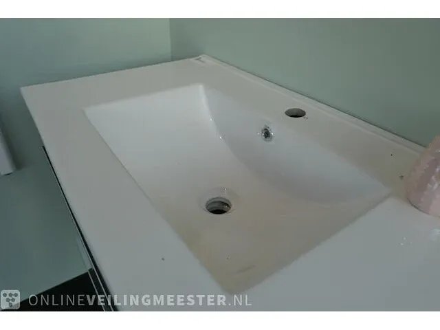 Badmeubel cover-up hr, evora line, body g-wit, front oak - afbeelding 8 van  8