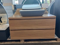 Badmeubel, dansani, topblad, natuur eiken - afbeelding 7 van  13