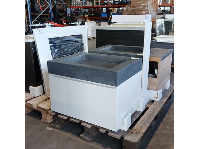 Badmeubel dekker -zevenhuizen, glans wit - afbeelding 1 van  10