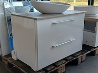Badmeubel, dekker -zevenhuizen, hoogglans wit - afbeelding 1 van  11