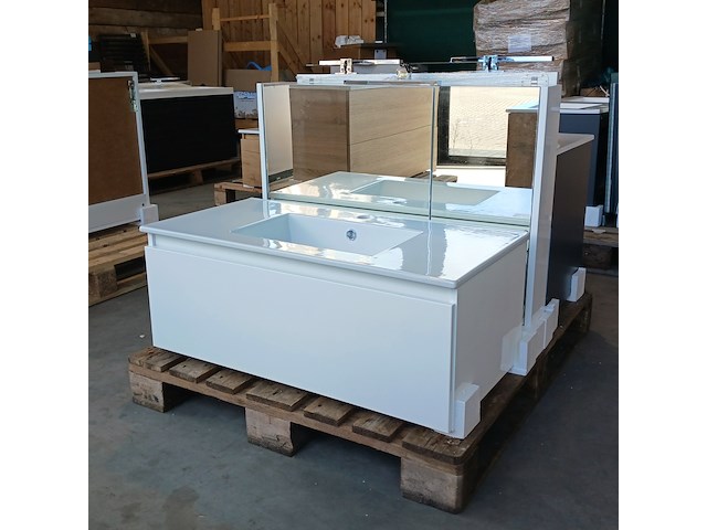 Badmeubel dekker -zevenhuizen, hoogglans wit - afbeelding 1 van  8