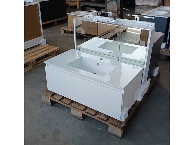 Badmeubel dekker -zevenhuizen, hoogglans wit - afbeelding 2 van  8