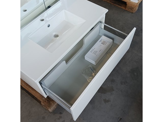 Badmeubel dekker -zevenhuizen, hoogglans wit - afbeelding 5 van  8