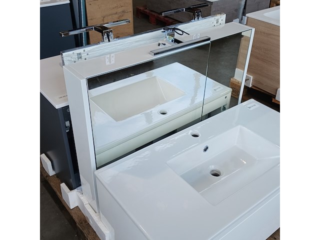 Badmeubel dekker -zevenhuizen, hoogglans wit - afbeelding 7 van  8