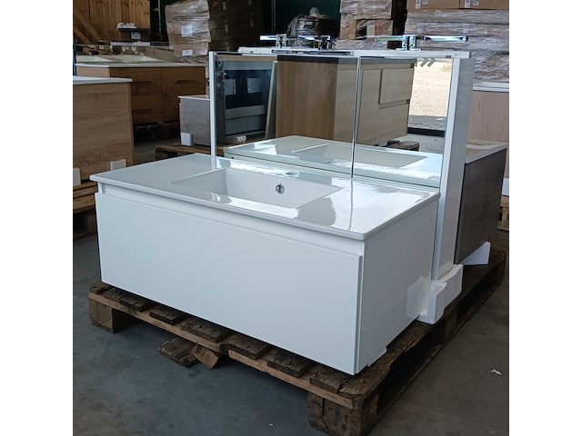 Badmeubel dekker -zevenhuizen, hoogglans wit - afbeelding 1 van  8