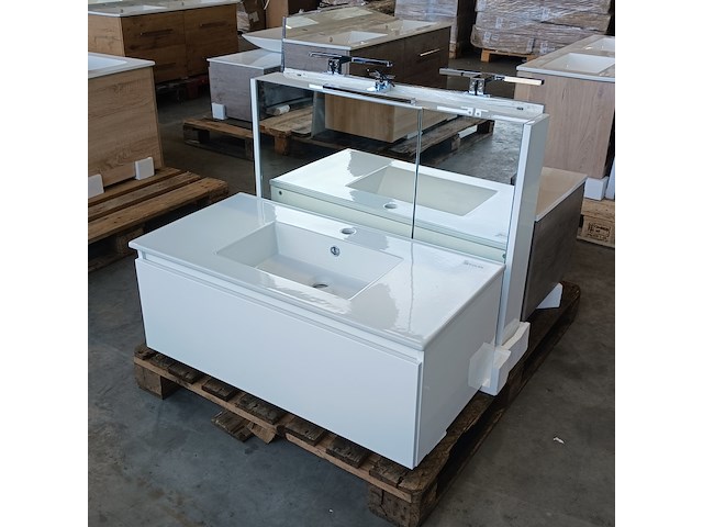 Badmeubel dekker -zevenhuizen, hoogglans wit - afbeelding 2 van  8