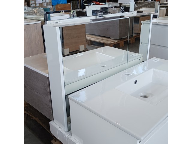 Badmeubel dekker -zevenhuizen, hoogglans wit - afbeelding 7 van  8