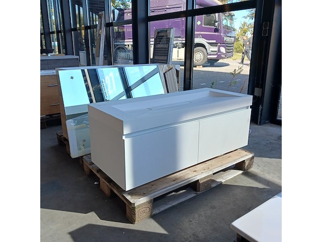 Badmeubel dekker -zevenhuizen, mat wit - afbeelding 1 van  10