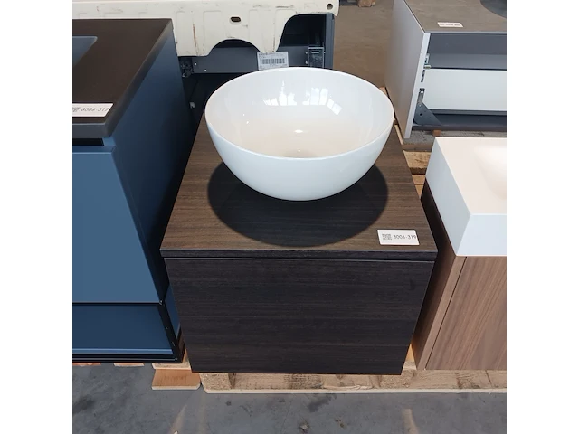 Badmeubel, elise, maatwerk, dark oak - afbeelding 1 van  7