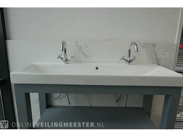 Badmeubel finewooddesign, columbia, purple grey - afbeelding 10 van  13