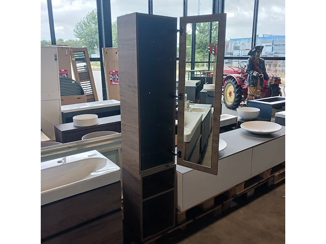 Badmeubel, geberit, icon, nussbaum hickory - afbeelding 9 van  19